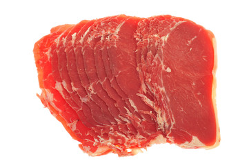 Thin Slices Of  Fresh Raw Beef