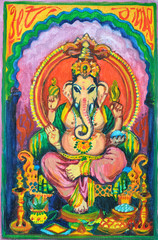 Tableau/Peinture de Ganesh
