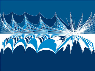 синий абстрактный фон