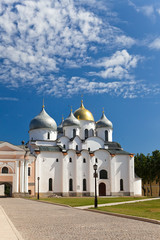 Saint Sophia cathedral in Kremlin, Great Novgorod, Russia