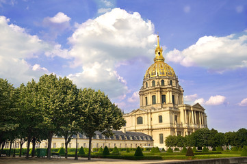 Fototapeta na wymiar Invalides in Paris