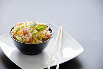 Rice And Vegetables Salad