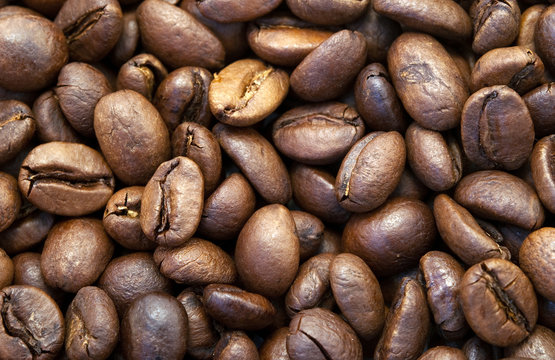 grains of coffee