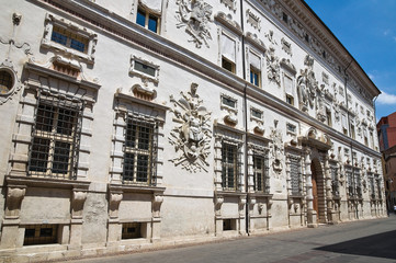 Bentivoglio Palace. Ferrara. Emilia-Romagna. Italy.