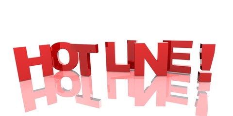 3D Buchstaben - HOTLINE