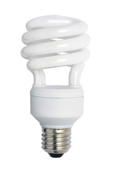 Energy saving bulb. Isolated image.