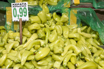 green peppers horns
