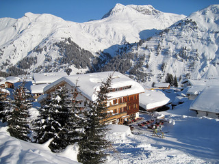 Blick auf Oberlech