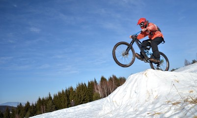 winter biker