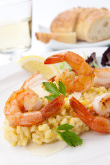 Shrimps Risotto