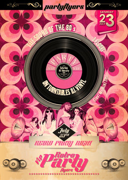 Retro Vinyl Partyfler