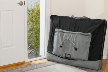 Massage Table in a Carrying Case © Serenethos