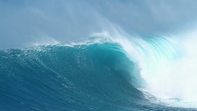 Blue Ocean Wave, HD Video