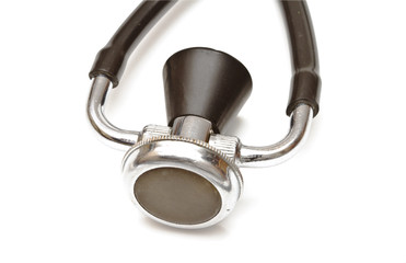 Medical stethoscope closeup