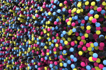 Halftone dot pattern