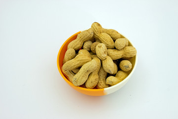 bowl of peanuts