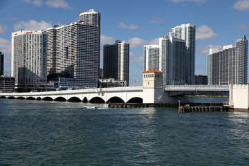 View of Downtown Miami from Bayside Marina
