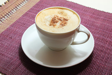 Cup of cappuccino