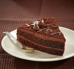 chocolate cake slice