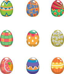cartoon color egg