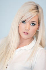 Naklejka premium Beautiful blonde