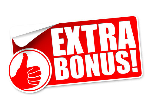 Extra Bonus! Button, Icon Stock-Illustration | Adobe Stock