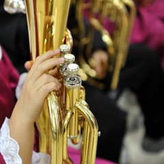 trumpet player