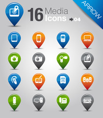 Arrow  - Media Icons