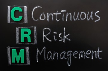 Acronym of CRM - Continuous Risk Management