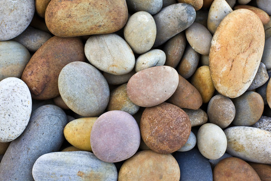 abstract background with round peeble stones