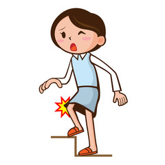 膝痛　女性