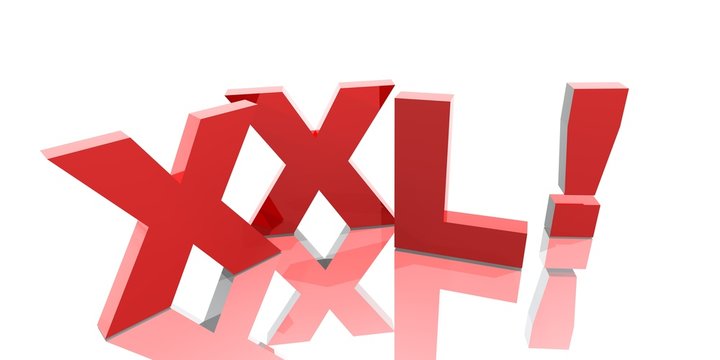 3D Buchstaben - XXL