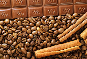 coffee with chocolate