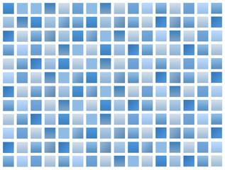 mosaïque - fond bleu