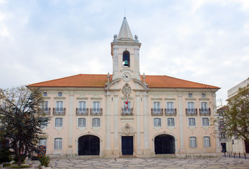 Fototapeta na wymiar city hall of Aveiro, Portugal