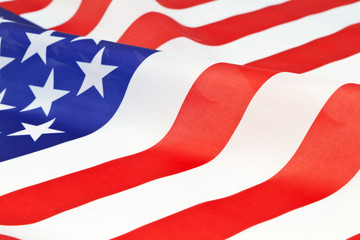 Close up of American Flag
