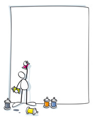 funny artist painting a graffiti