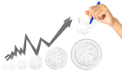 hand   sketch Increase your savings