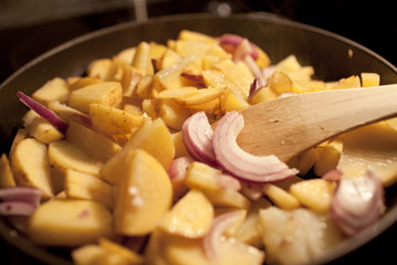 fried potato home made