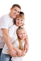 Family with daughter