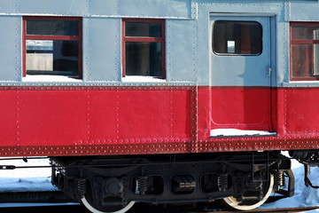 old passenger wagon, a fragment