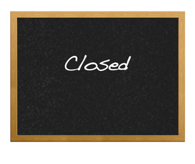Fototapeta premium Closed.
