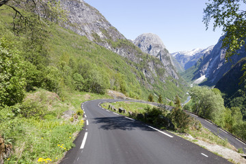 Mountain road descent