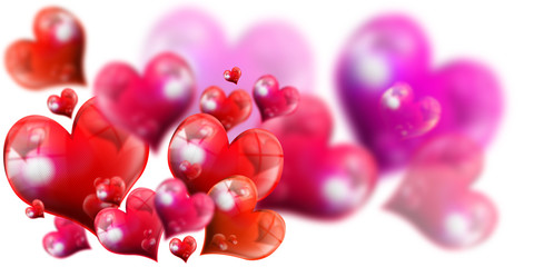 Hearts Background