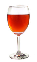 iced tea isolated on white