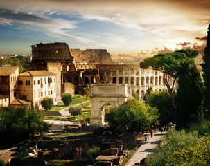 Colosseum in Rome, Italy