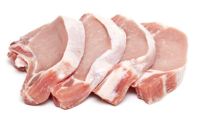 sliced raw meat