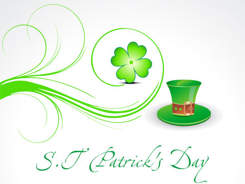 abstract st patricks background