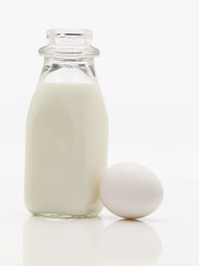 Milk and eggs