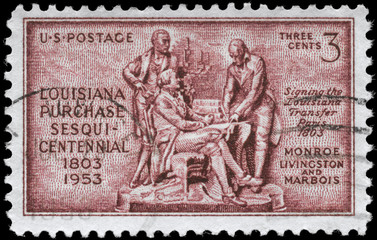 USA - CIRCA 1953 Louisiana Purchase